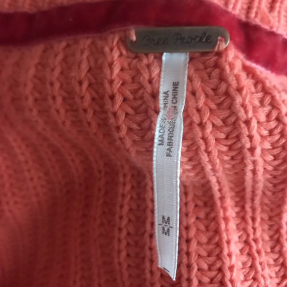 Free People Cropped Sweater M Wide Sleeves - Picture 3 of 6